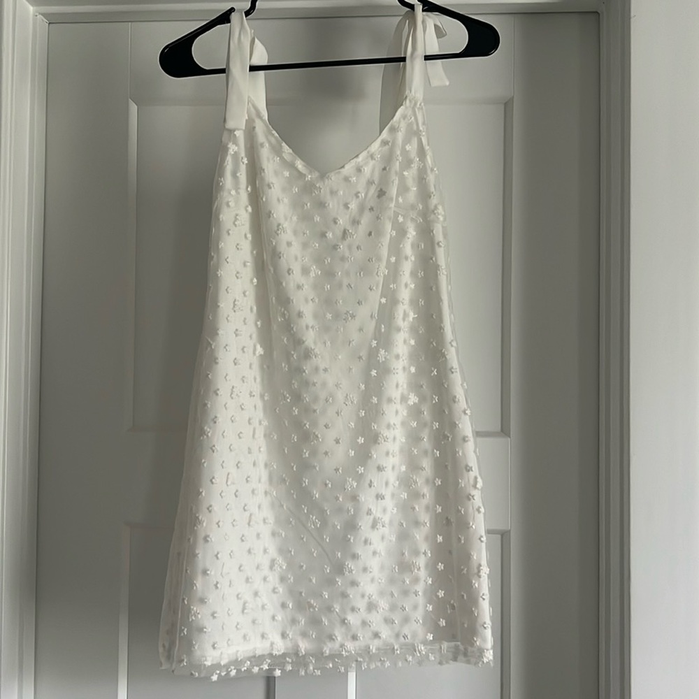 Francesca’s White Mini Dress